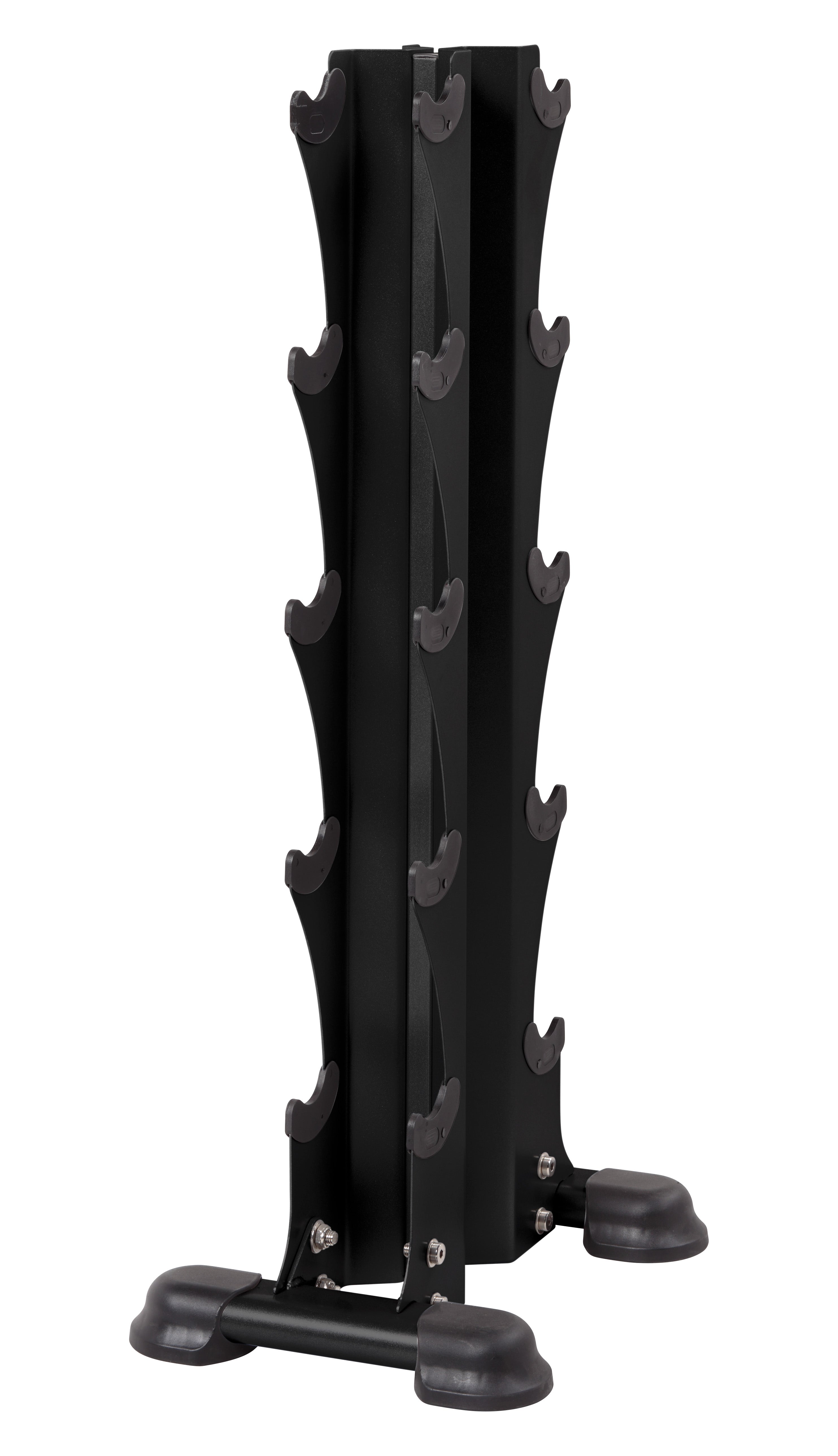 Deltech Fitness DF5100 Vertical Dumbbell Rack - 6 Pair Storage For 10-30 Lb Weights, Steel Construction