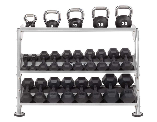 HF-5461-OPT-48 48" Dumbbell Rack With OPT (3rd-Tier)