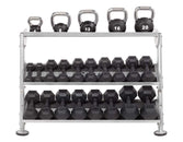 HF-5461-OPT-48 48" Dumbbell Rack With OPT (3rd-Tier)