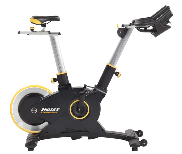 HOIST Fitness LeMond Series Elite Cycle Bike with extended seat and handle